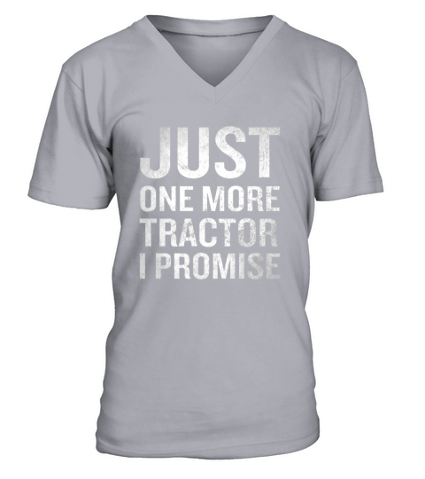 Just One More Tractor I Promise Funny Quote Farmers - Mens Premium T-Shirt V-Neck T-shirt