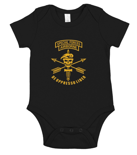 US Army Special Forces Airborne - Hat Short Sleeve Baby One-Piece