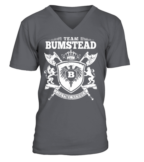 Team Bumstead T-Lifetime Member: Tshirts For Team Bumstead, Bumstead Family, Bumstead Company V-Neck T-shirt