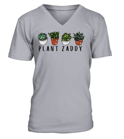 Plant Zaddy Colorful V-Neck T-shirt