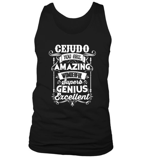 Funny Tshirt For CEJUDO Tank Top Unisex
