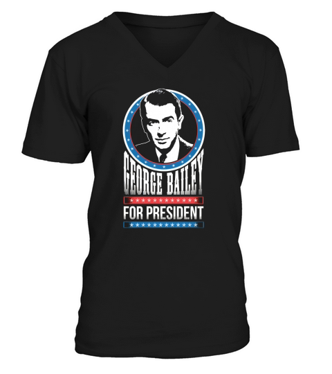 GEORGE BAILEY V-Neck T-shirt