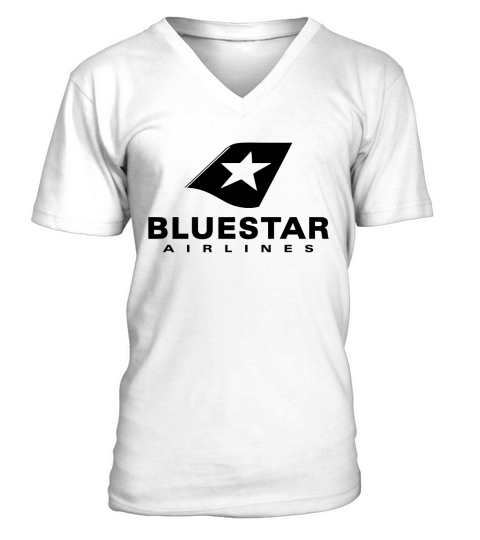 Bluestar Airlines V-Neck T-shirt