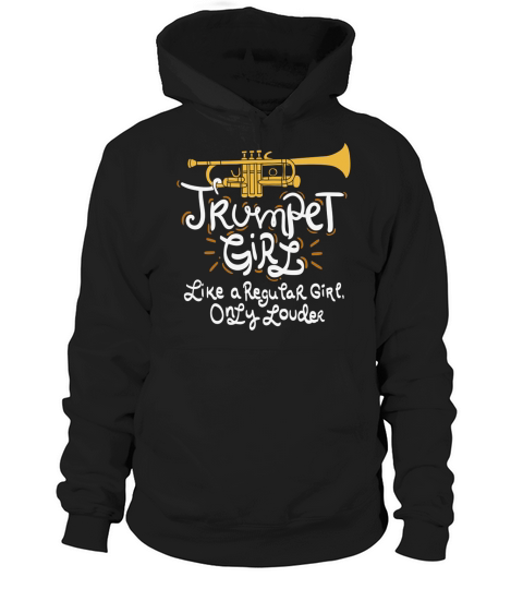 Funny Trumpet Girl Shirt Gift Hoodie Unisex