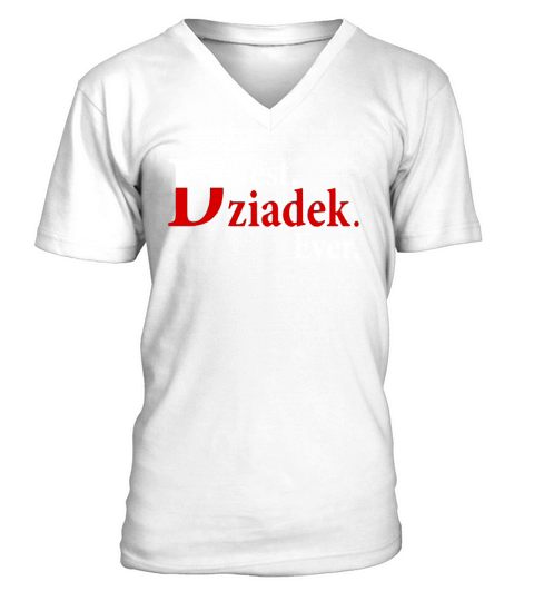 BEST DZIADEK EVER T-Shirt Polish Grandfather V-Neck T-shirt