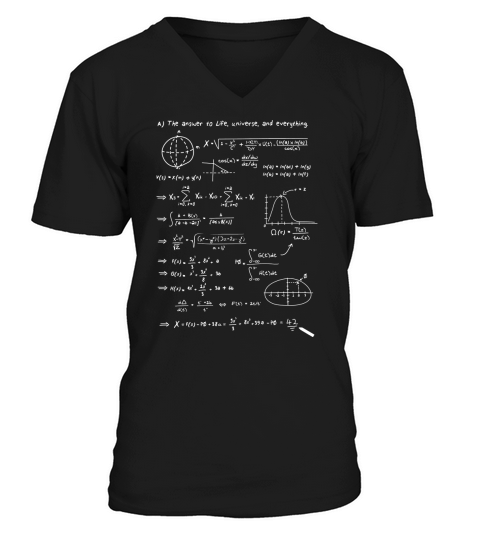 The answer to life, univers, and everything V-Neck T-shirt