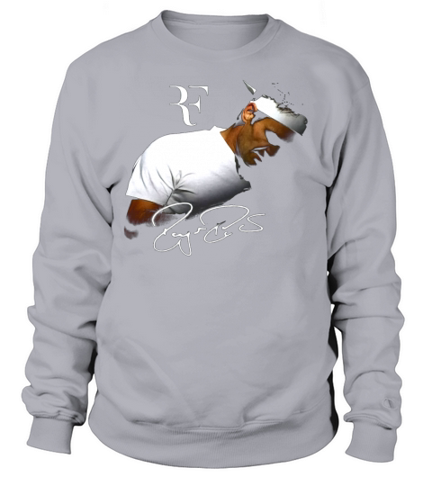 Rf Roger Federer Signed Shirt Sweatshirt Unisex