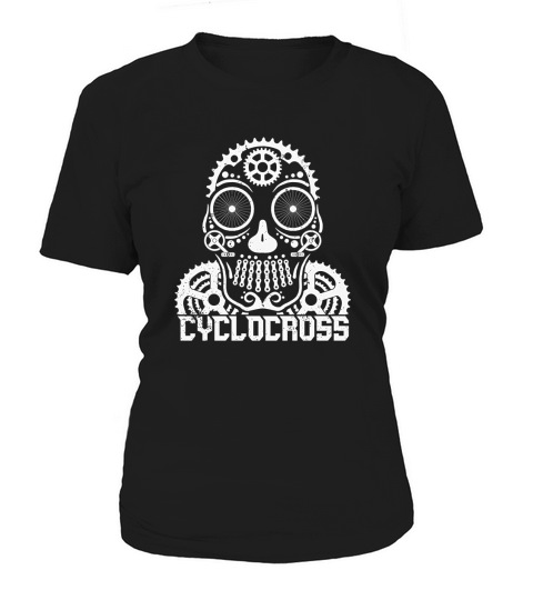 Cyclocross Bicycle Skull Dirt Bike Cyclist Sports Cycling - Unisex Long Sleeve Women's T-Shirt