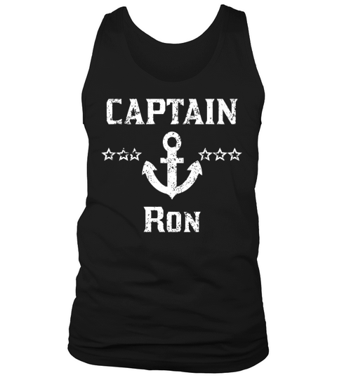 Vintage Captain Ron Shirt for Family Cruise or Lake Boating Tank Top Unisex