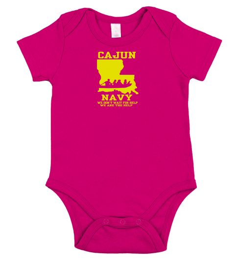 I Support Louisiana Search And Rescue CAJUN NAVY - Hat Short Sleeve Baby One-Piece