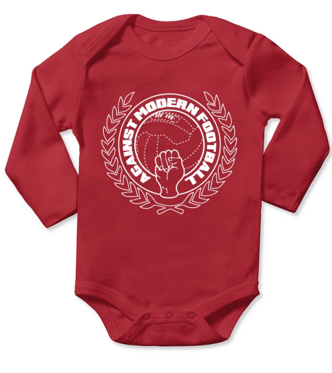 Against Modern Football Casuals Terrace T-Shirt Long Sleeve Baby One-Piece
