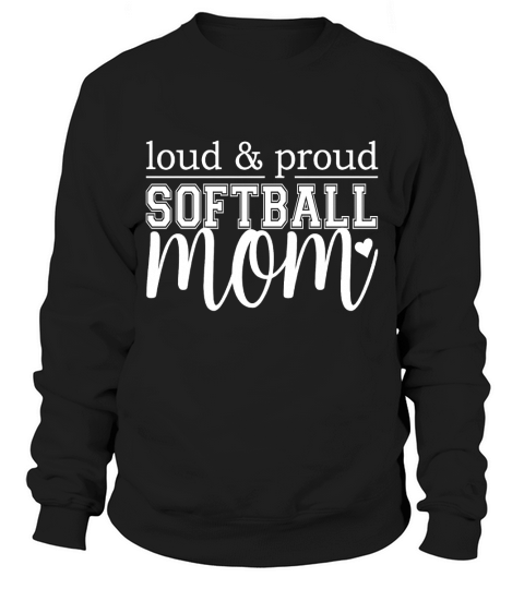 softball mom loud amp proud womens vintage sport t shirt--MichelleSanders--DTJ Sweatshirt Unisex