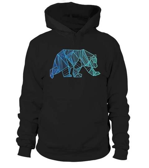 Geometric Bear - 928apparel Hoodie Unisex