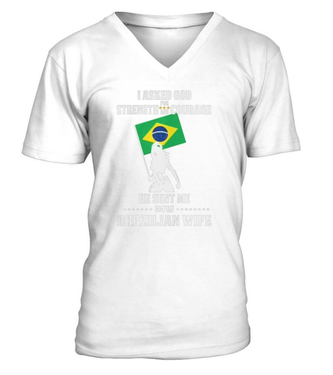Brazilian Wife V-Neck T-shirt