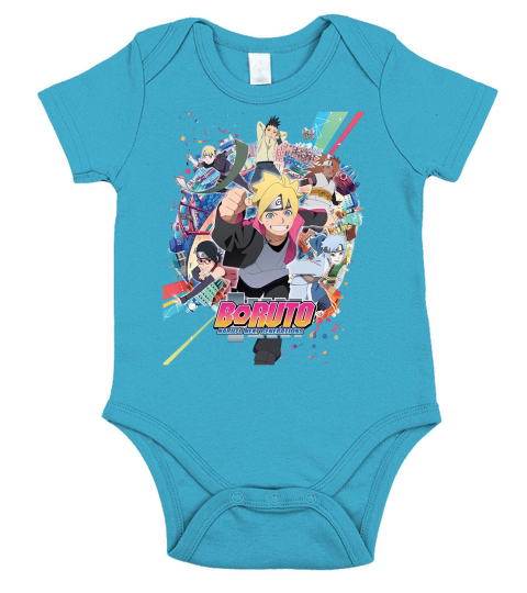 shirt Naruto-Boruto Short Sleeve Baby One-Piece