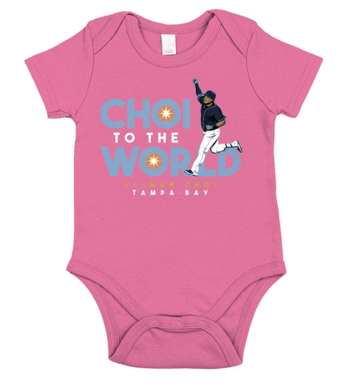 Choi To The World Jiman Choi Tampa Bay Shirt Short Sleeve Baby One-Piece