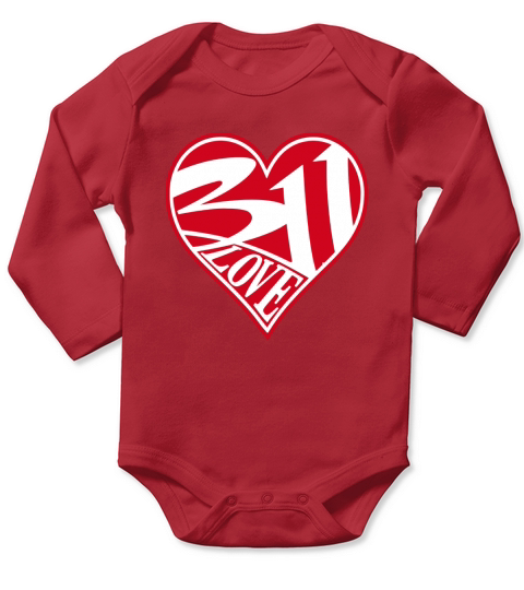 311 Love Tshirt Long Sleeve Baby One-Piece