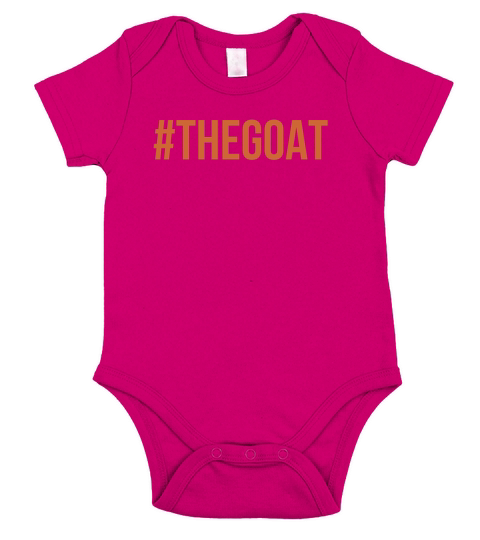 THE GOAT GREATEST OF ALL TIME MOTIVATIONAL BASKETBALL T-SHIRT SPORTS Short Sleeve Baby One-Piece