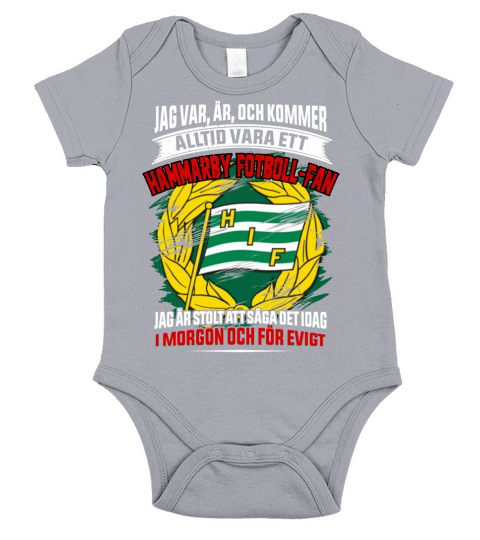 Hammarby Fotboll - Coffee Mug (colored) Short Sleeve Baby One-Piece