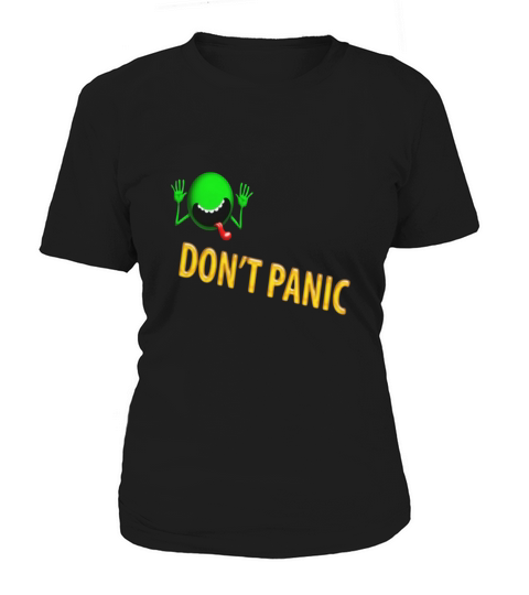 hitchhikers guide to the galaxy movie Don t panic Women's T-Shirt