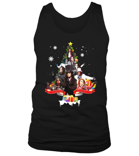 Alice Cooper Christmas Tree shirt Tank Top Unisex