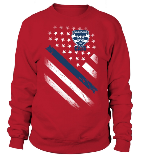 Geelong Cats flag Sweatshirt Unisex