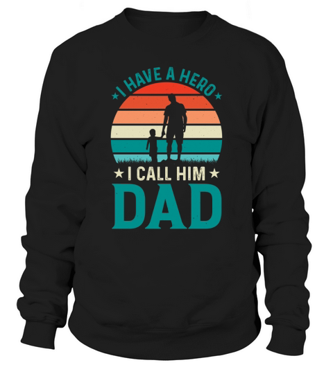 Retro Vintage Fathers Day T Shirt Design Sweatshirt Unisex