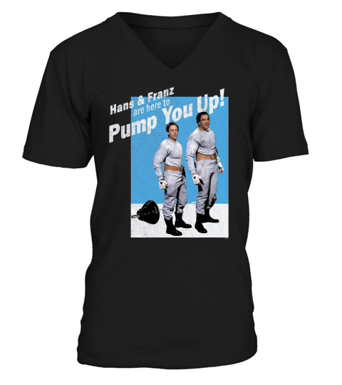 Saturday Night Live Hans & Franz V-Neck T-shirt