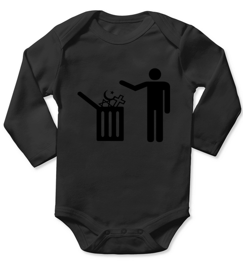 religion - garbage - T Shirt Long Sleeve Baby One-Piece