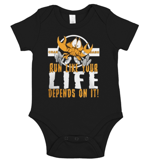 Run for your life Short Sleeve Baby One-Piece