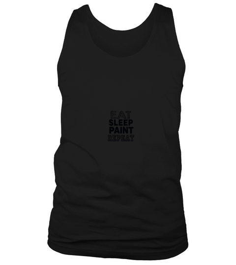eat sleep paint repeat Tank Top Unisex