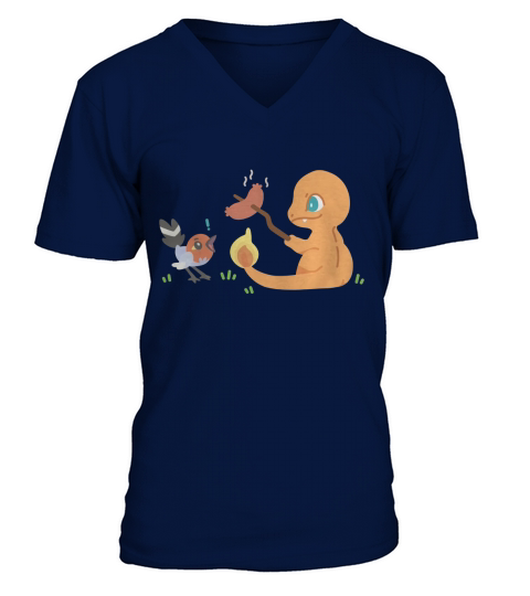 Its Good To Be Snack Time Charmander Tshirt V-Neck T-shirt