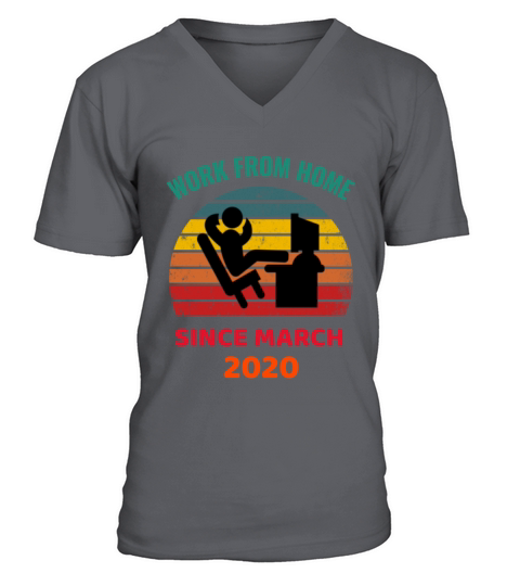 Work from Home - Employee of the Month V-Neck T-shirt