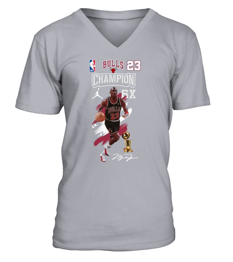 Michael Jordan Bulls 23 Signature shirt V-Neck T-shirt