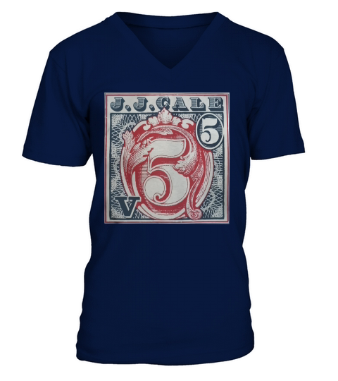 Jj Cale 5 Album V-Neck T-shirt