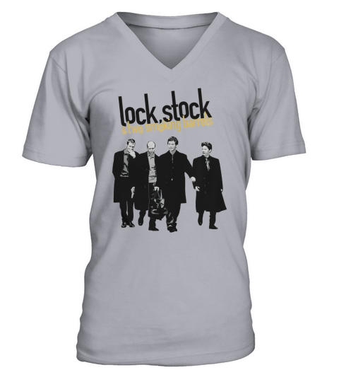 lock stock and two smoking barrels V-Neck T-shirt