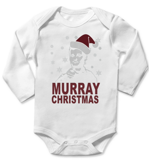 MURRAY CHRISTMAS  Tshirt Long Sleeve Baby One-Piece