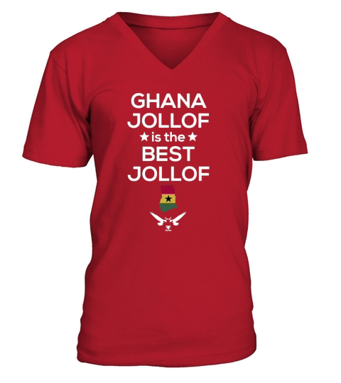 Ghana Jollof is the Best Jollof T-Shirt V-Neck T-shirt