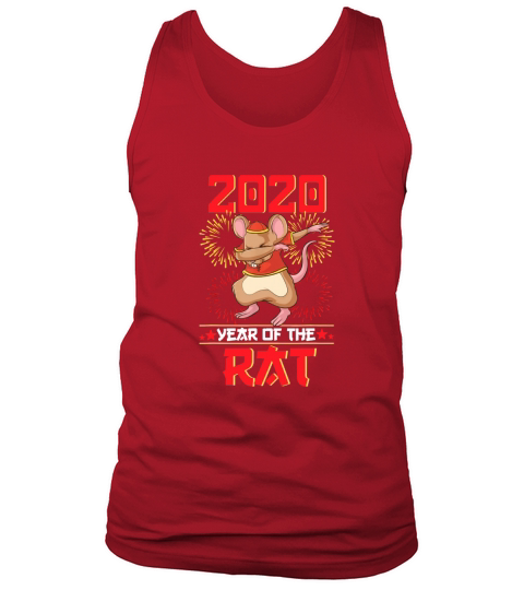Dabbing 2020 Year Of The Rat Happy Chinese New Year shirt Tank Top Unisex