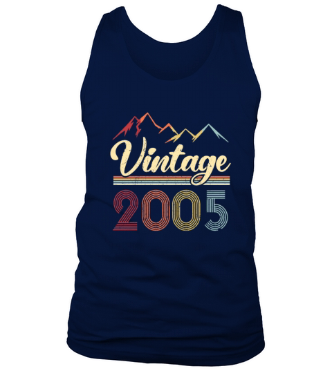 Vintage 2005 16th Birthday Retro 16 Years Old Tank Top Unisex