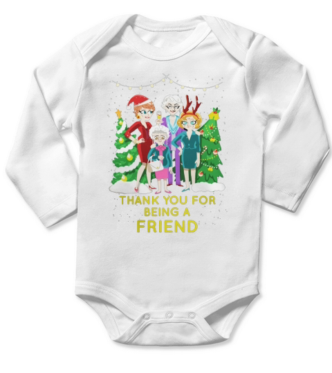 Golden girls christmas Long Sleeve Baby One-Piece