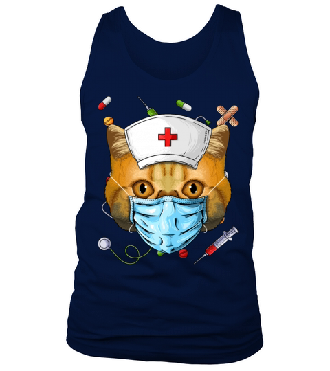 Exotic Shorthair Nurse RN Funny ER Nursing School Tank Top Unisex