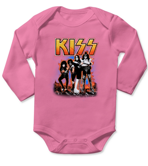 KISS Long Sleeve Baby One-Piece