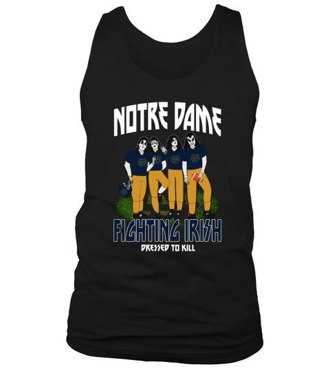 Kiss Notre Dame Fighting Irish Tank Top Unisex
