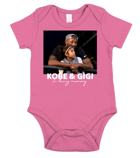 RIP Kobe & Gigi in loving memory Kobe and Gianna Bryant shirt Short Sleeve Baby One-Piece