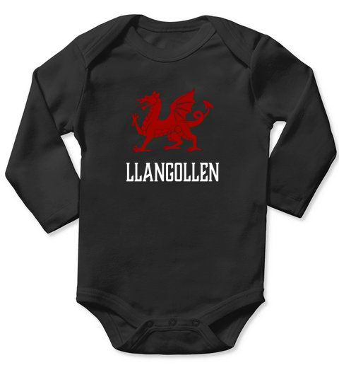 llangollen, wales - welsh flag cymru t-shirt Long Sleeve Baby One-Piece