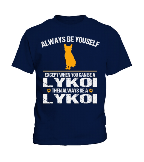 Funny Lykoi cat Always Be Yourself Kids T-Shirt