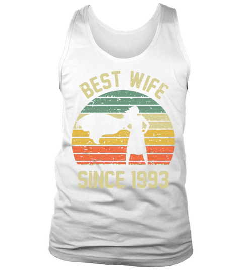 Wedding Anniversary Best Wife SINCE 1993 Tank Top Unisex