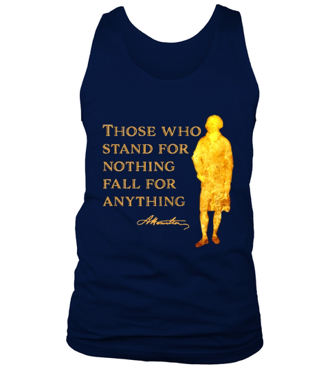Thóe who stand for nithing fall for anything Tank Top Unisex