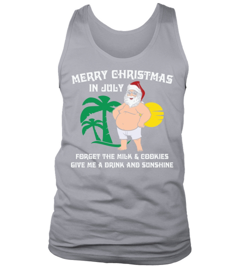 Christmas In July Pool Party Tank Top Unisex